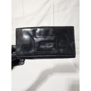 Authentic Gucci Square G Continental Wallet Black